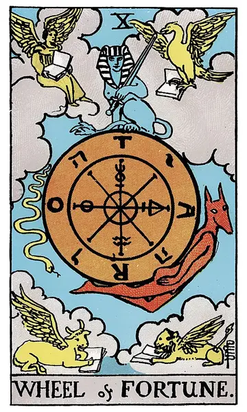 Карта Таро — Колесо Фортуны (Wheel of Fortune)